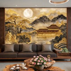 Tranh Dán Tường Phòng Khách HD001