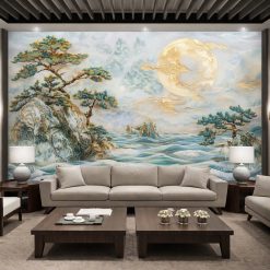Tranh Dán Tường Phòng Khách HD003
