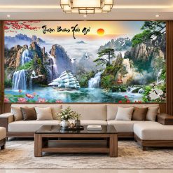 Tranh Dán Tường Phòng Khách HD004