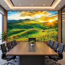 Tranh Dán Tường Phòng Họp HD005