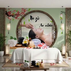 Tranh Dán Tường Tiệm Spa HD01