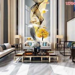 Tranh PVC Tráng Gương Ốp Tường HD1018