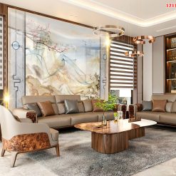Tranh PVC Tráng Gương Ốp Tường HD1015