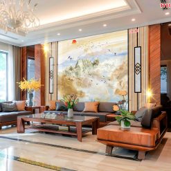 Tranh PVC Tráng Gương Ốp Tường HD1014
