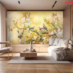 Tranh PVC Tráng Gương Ốp Tường HD1013