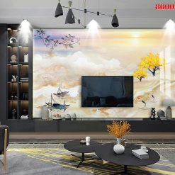 Tranh PVC Tráng Gương Ốp Tường HD1010
