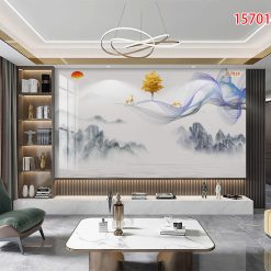 Tranh PVC Tráng Gương Ốp Tường HD1006