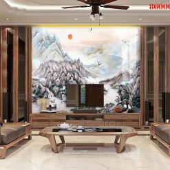Tranh PVC Tráng Gương Ốp Tường HD1004